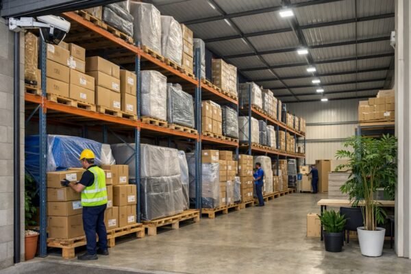 مستودع تخزين أثاث منظم وآمن في مبارك الكبير